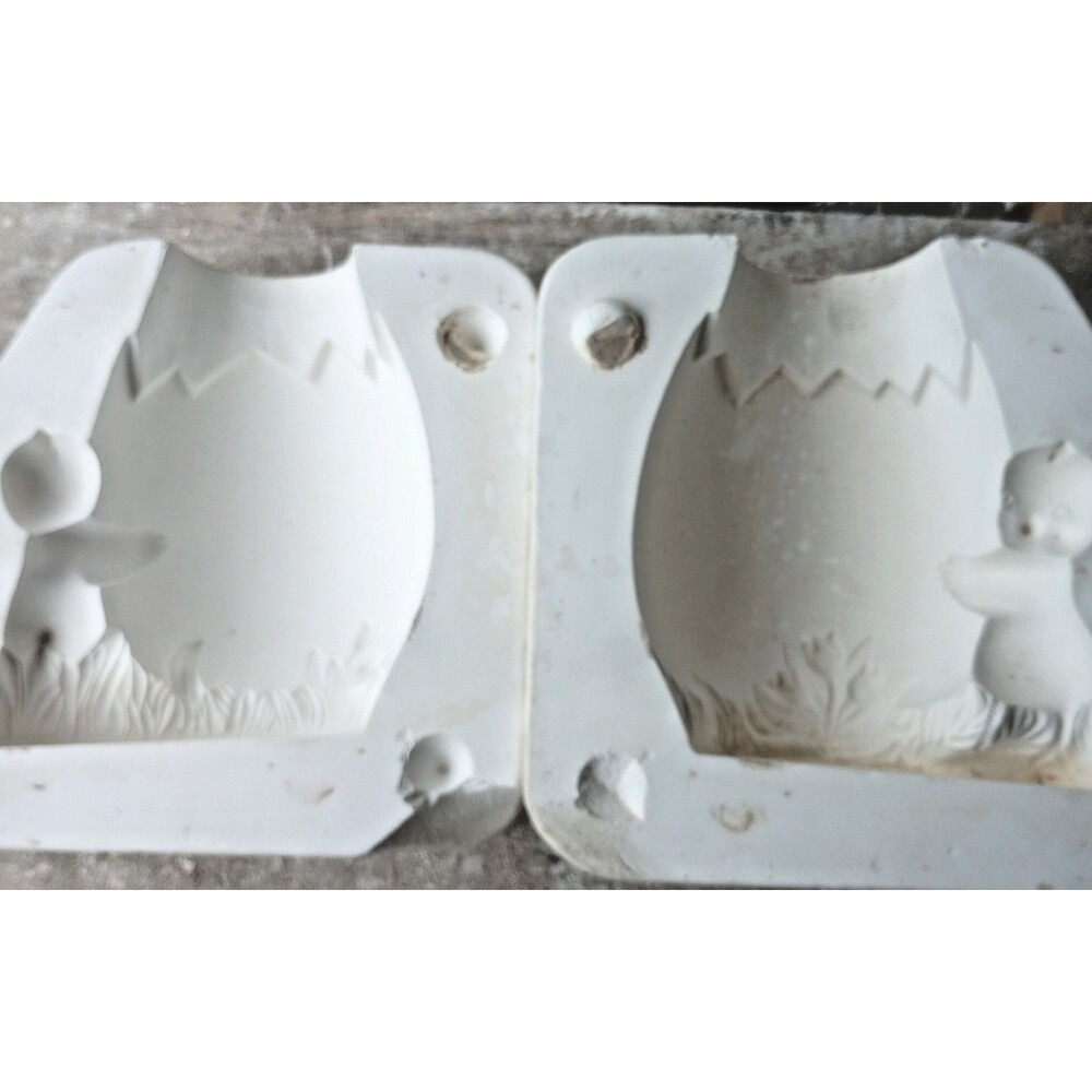 Duncan Chick and Egg Vase Slip Mold